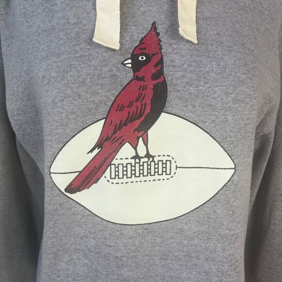 NFL Arizona Cardinals Logo Hoodie Sweatshirt Womens Medium Gray New - Picture 5 of 11